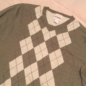 Banana Republic Cotton Cashmere V-Neck Sweater